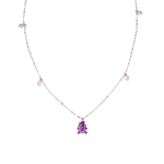 AMEN COLLANA JUNIOR CON UCCELLINO IN ARGENTO E SMALTO JCLBIB