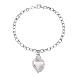 AMEN BRACCIALE IN ARGENTO 925 CHARM CON SACRO CUORE BRSCB3