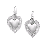 AMEN ORECCHINI IN ARGENTO 925 SACRO CUORE CON PENDENTE ORSCB1