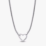 PANDORA COLLANA IN ARGENTO MAGLIA SNAKE CHIUSURA A CUORE
393377C00-45