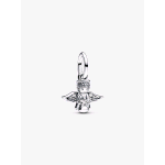 PANDORA ARGENTO CHARM PENDENTE ANGELO E STELLA 793598C01