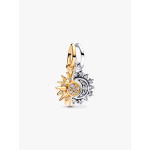 PANDORA ARGENTO CHARM PENDENTE SOLE E LUNA DIVISIBILE 763585C01