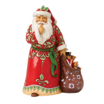 JIM SHORE BABBO NATALE CON CON SACCO DEI REGALI 6015500