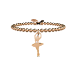 KIDULT BRACCIALI ACCIAIO PVD ROSE' FREE TIME BALLERINA/SENSUALITA 731428