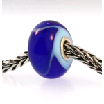 TROLLBEADS ORIGINAL BEADS VETRO ARMADILLO BLU TGLBE-61155