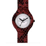 HIP HOP OROLOGIO PYTHON LEATHER CASSA 32,00 MM RED HWU0415