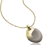 BREIL STEEL COLLANA SENSE OF TOUCH IP GOLD BEIGE TJ1670