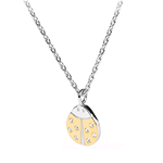 GIOIELLI BROSWAY COLLANA MINI PVD ORO COCCINELLA BNI11