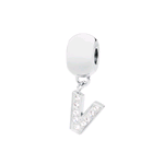 GIOIELLI BROSWAY TRES JOLIE MINI COMPONIBILI CHARM INIZIALE "V" BTJM75