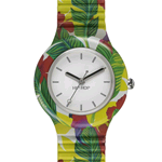 HIP HOP OROLOGIO JUNGLE FEVER PARROT JUNGLE HWU0783