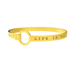 KIDULT BRACCIALI PHILOSOPHY GOLD PVD LIFE IS... 231695