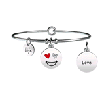 KIDULT BRACCIALI ACCIAIO SMALTO SYMBOLS LOVE 231677